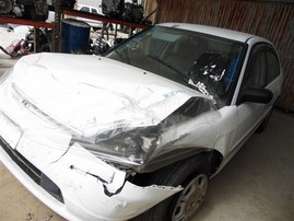 2002 Honda Civic LX White Sedan 1.7L AT #A24926